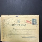 CP01 Carte postala veche 1941 stampila rosie CENZURAT si Imprumutul Reintregirii WW2 marcofilie