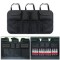 Organizator auto, 8 compartimente, poliester, negru, 86x47.5 cm