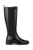 Geox cizme D WALK PLEASURE H femei, culoarea negru, cu toc plat, D36TGH 04948 C9999