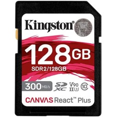 Card de memorie, Kingston, 128 GB, Clasa 10, UHS-II U3, Multicolor