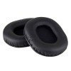 Set 2 bureti Edman pentru casti Audio-Technica ATH M50X, M50XBT, M50, M40X, M30, M20, M10, ATH-MSR7, Piele ecologica, Negru