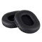 Set 2 bureti Edman pentru casti Audio-Technica ATH M50X, M50XBT, M50, M40X, M30, M20, M10, ATH-MSR7, Piele ecologica, Negru