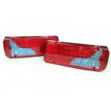 2 x LED Lumina Lampa din spate pentru Mercedes Sprinter,Man,Scania,Vw Crafter 24V