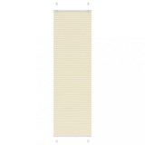vidaXL Jaluză plisată Crem 65x200 cm Lățime țesătură 64,4 cm