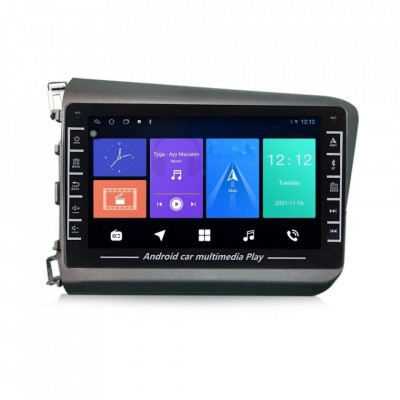 Navigatie dedicata cu Android Honda Civic IX Sedan 2011 - 2015, 1GB RAM, Radio foto