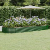 Cumpara ieftin Strat &icirc;nălțat grădină 373x140x36 cm oțel galvanizat