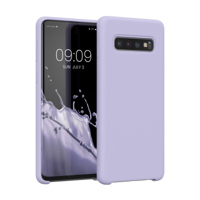 Husa pentru Samsung Galaxy S10, Silicon, Mov, 47732.139 foto