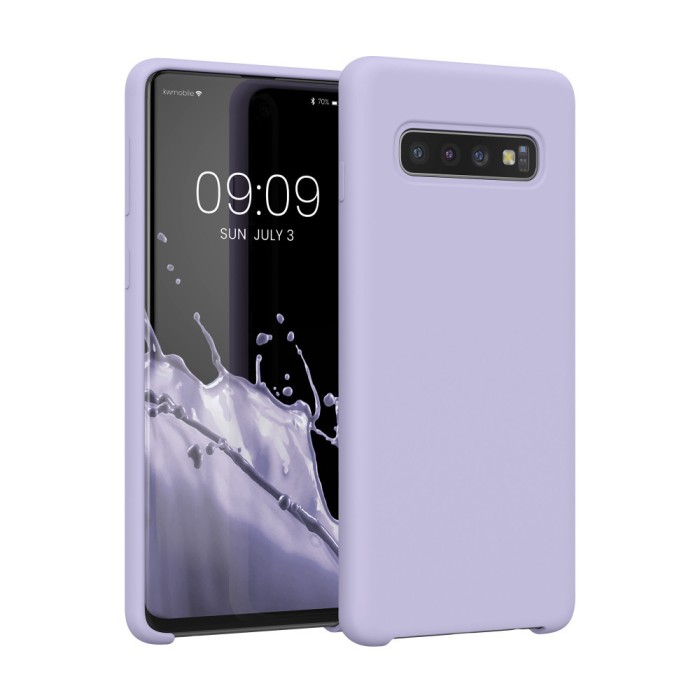 Husa pentru Samsung Galaxy S10, Silicon, Mov, 47732.139