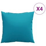 Cumpara ieftin Perne canapea 4 buc. albastru 60x60 cm material textil