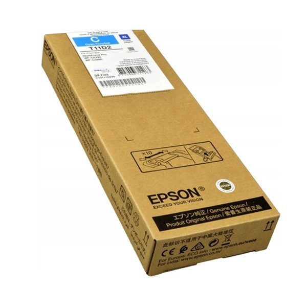 Cartus original Epson T11D2 C13T11D240 XL Cyan 5K