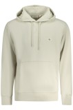 Calvin Klein Jeans hanorac barbati cu glugă si mini logo, regular fit, crem, S