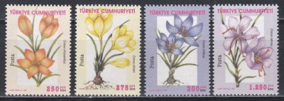 Turcia 2000 - Flori - Crocusuri, RARE, MNH foto
