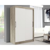 Dulap UC MP1, 150x60x200 cm, Stejar K002 Alb