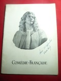 Program Comedia Franceza 1937 - distributii ,piese teatru , fotografii ,lb.franc