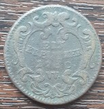 Moneda Austria 1 Kreuzer 1760, Maria Theresia, Lit. W, Argint, Habsburg, Numismatica