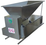Eno 3 inox cu motor, zdrobitor desciorchinator struguri, cu motor, Enoitalia, cuva si carcasa inox, cuva cu valturi, motor 0,75 kW, productivitate 100