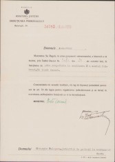 HST 202S Semnătura olografă Victor Iamandi 1938 numire președinte tribunal Bacău foto