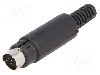 Conector mini DIN, tata, 8, CHANGZHOU DAHUA IMP AND EXP (GROUP) CO - VG05022-8P (ASYMMETRIC PINS!)