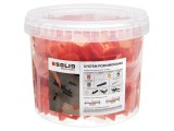 Clip 1mm pentru sistemul de nivelare a plăcilor, 440 bucăți, SOLID TOOLS