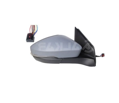 Oglinda usa exterioara VW T-CROSS, 01.2019-, partea dreapta, View Max, reglare electrica; grunduit; cu incalzire; sticla convexa; sticla crom; pliabi foto