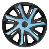 Set 4 Capace Power Azur-Negru R16