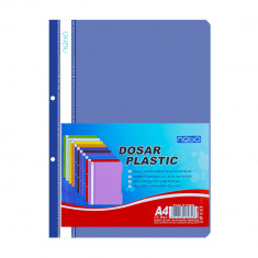Dosar Plastic A4 - Albastru inchis, 7Toys