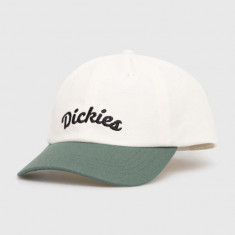 Dickies șapcă de baseball din bumbac KEYSVILLE CAP culoarea bej, cu imprimeu, DK0A4YPA