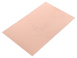 Placă Laminată FR4 Epoxidică 0,6mm 160x100mm Două Fețe