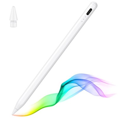 Stylus Pen pentru iPad - Techsuit (JA04) - White foto