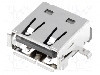 Conector USB A, pentru PCB, JST - UBA-4R-S14HD-4S