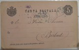 Cumpara ieftin 1885 CP circulata HUSI - BERLAD evrei comercianti iudaica Fratii Thenen istorie, Printata