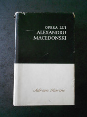 ADRIAN MARINO - OPERA LUI ALEXANDRU MACEDONSKI (1967, editie cartonata) foto