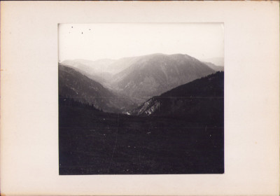 HST G113N Vedere spre Borăscu Retezat, fotografie de Emmanuel de Martonne, 1921 foto