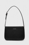 Karl Lagerfeld poseta de piele culoarea negru