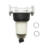 Filtru motorina cu separator de apa 230 micron, racord 1 inch BSP/NPT