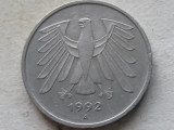 GERMANIA-5 MARK 1992 (A), Europa, Cupru-Nichel