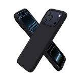 Compatibil cu husă iPhone 17 Pro Max 6.9", subțire din silicon lichid, 3 straturi, acoperire completă, gel moale din cauciuc, huse pentru telefon 17 P