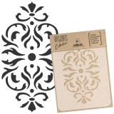 Reutilizabil Șablon - Craft - Scrapbooking // ORNAMENT CLASIC BAROC #1 - A4 (21x30cm)