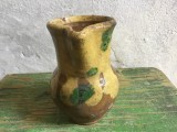 Arta / Traditie / Colectie - Vechi canceu / carafa / cana din zona gorjului / Gorj / Oltenia !