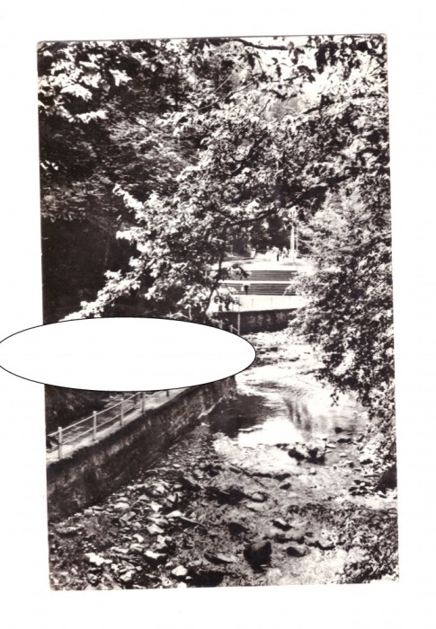 CP Slanic Moldova - Aleea izvoarelor, RSR, circulata 1966, stare foarte buna