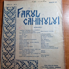 farul caminului martie 1937-retete culinare,maria general dobrescu