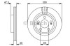 Disc frana HYUNDAI i30 (FD) (2007 - 2011) BOSCH 0 986 479 537