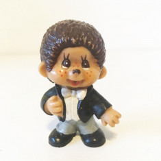 * Figurina vintage Bully Monchhichi mire, West Germany, 5 cm, anii 80