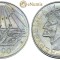 (M101) 500 Lire 1965R Argint Italia - Km  100 - Comemorativa Dante Alighieri