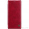 Huse de telefoane Nillkin, Samsung Galaxy Note 10+, Qin Leather Case, Red