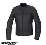 Geaca (jacheta) barbati pentru scuter - motocicleta piele Urban Seventy vara/iarna model SD-JL1 culoare: negru Negru L