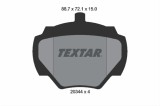 Set placute frana TEXTAR 2034402