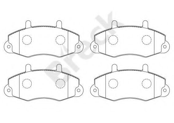 Placute frana fata Ford Tranzit (91-00) Garage AutoRide