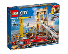 Set de constructie LEGO City Divizia pompierilor din centrul orasului foto