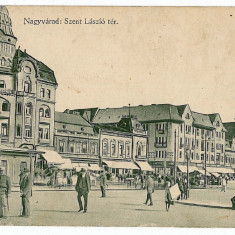 1278 - ORADEA, Market, Romania - old postcard - used - 1915